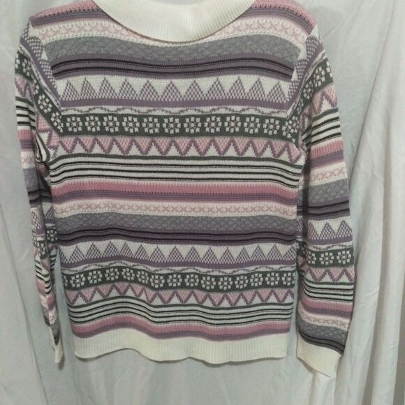 Alfred Dinner Petite S Sweater Made In Usa Long Sleeve  Granny core Cottage - Picture 7 of 10